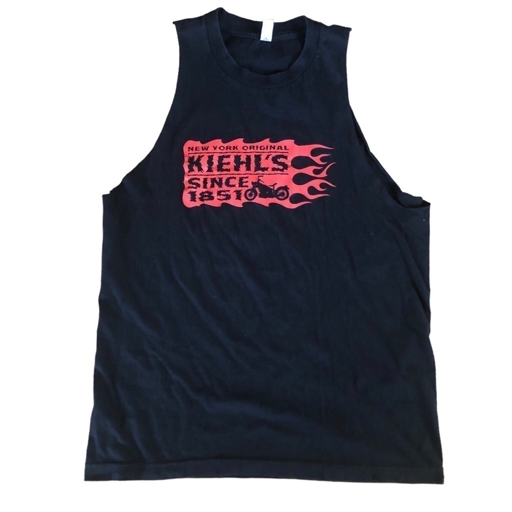 Kiehls Motor cycle Flames Graphic Muscle Tee tank top
Unique Employee T-shirt